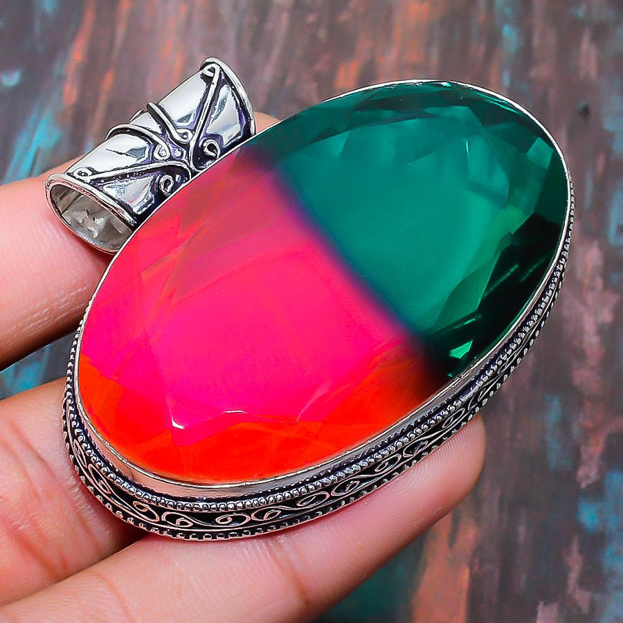 Serene Spectrum – Sterling Silver Harmony Pendant