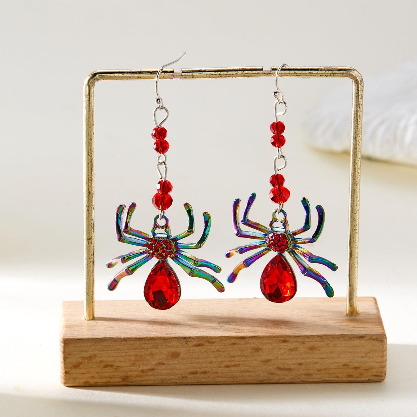 Webbed Elegance Spider Earrings - 925 Sterling Silver