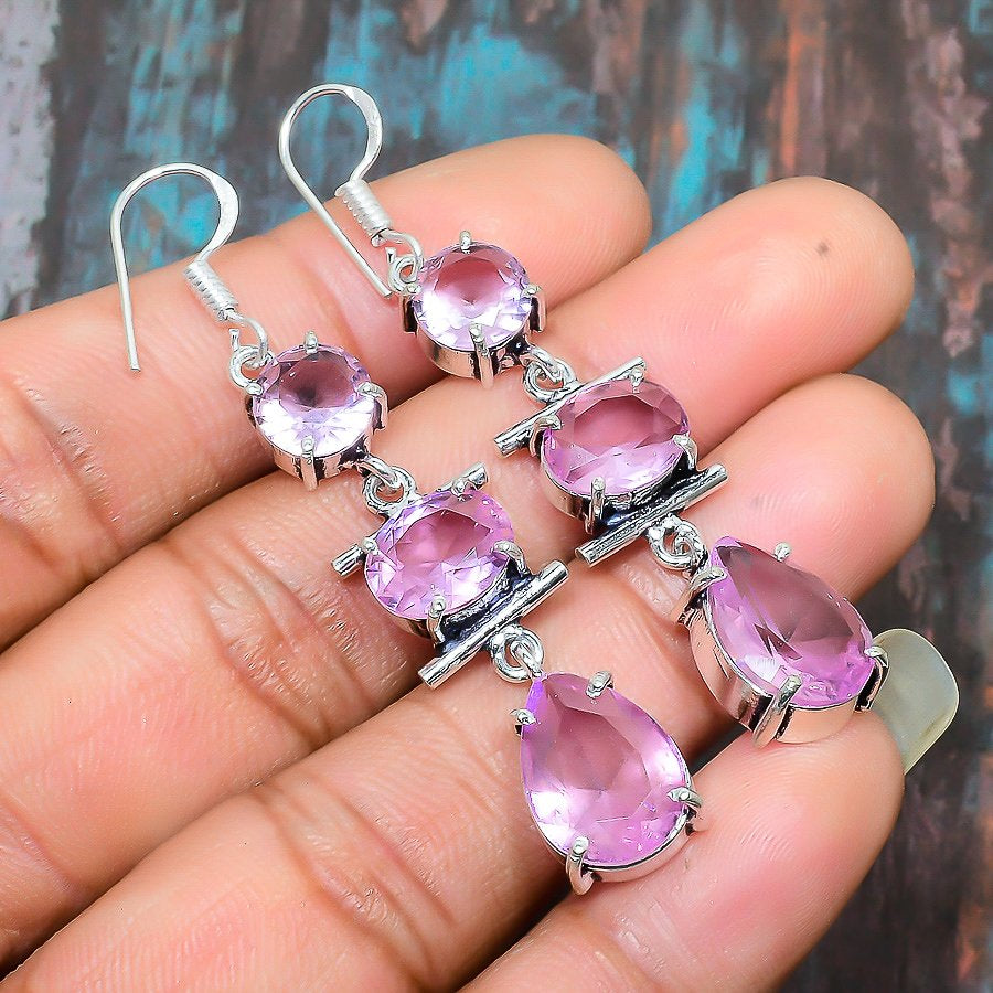 Luna’s Serenity – Silver Amethyst Drops