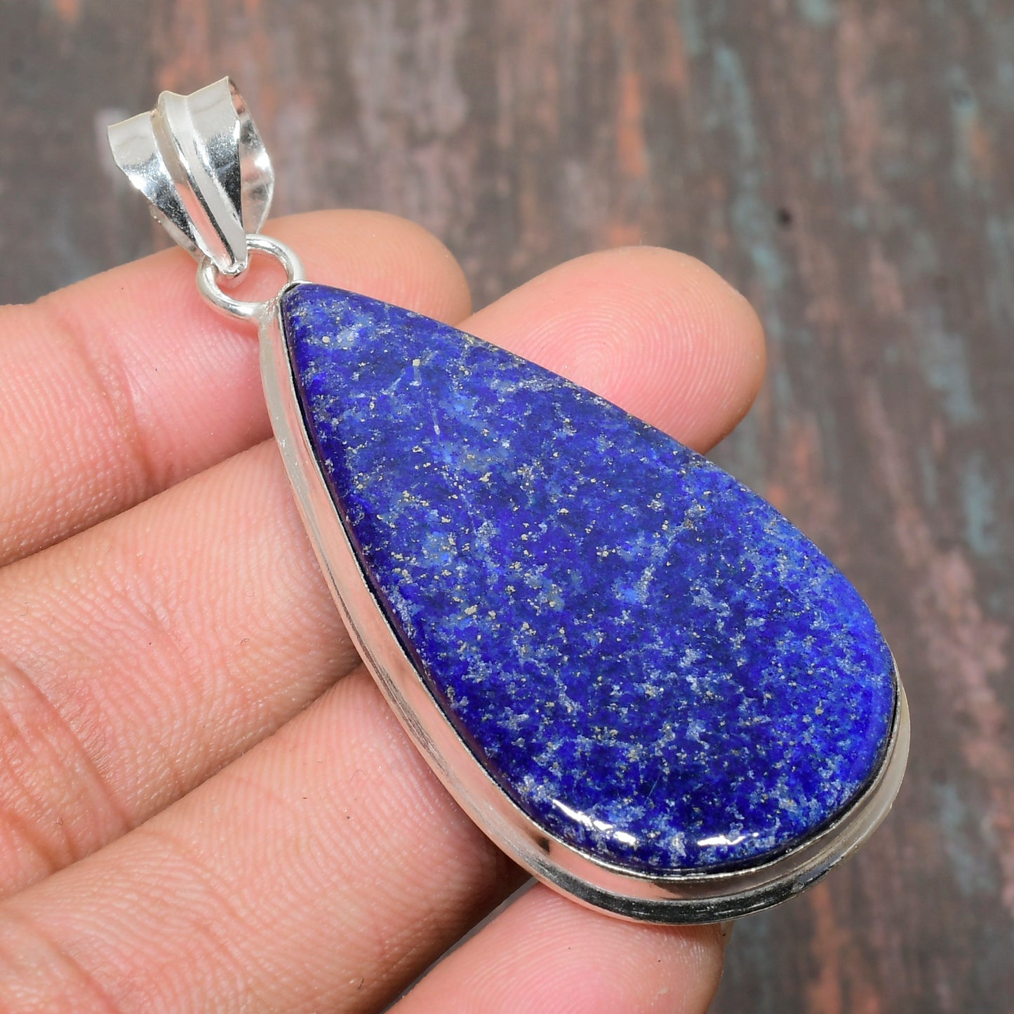 Oracle’s Whisper – Lapis Lazuli Sterling Silver Pendant