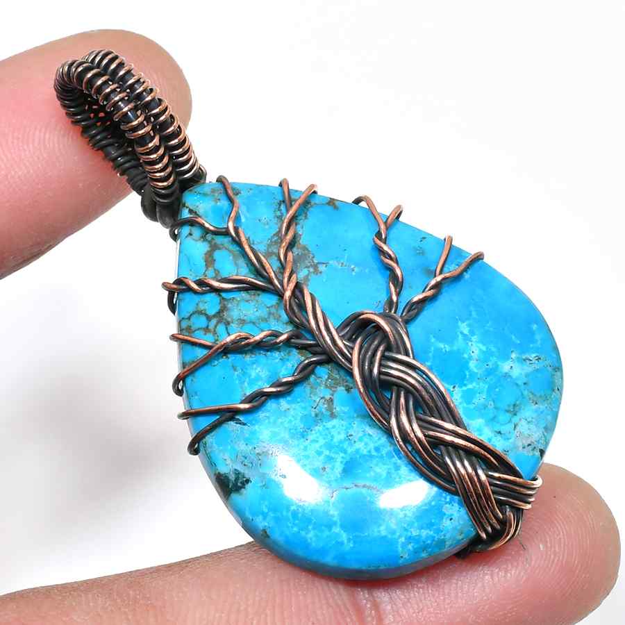 Serenity Stone – Turquoise Copper Pendant