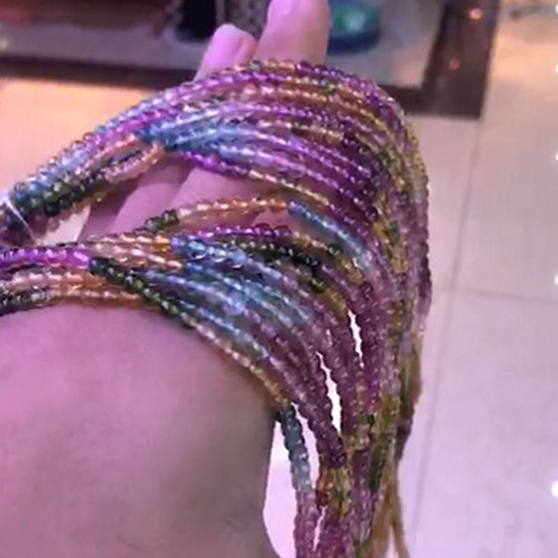 Vibrant Tourmaline Multi-Circle Bracelet