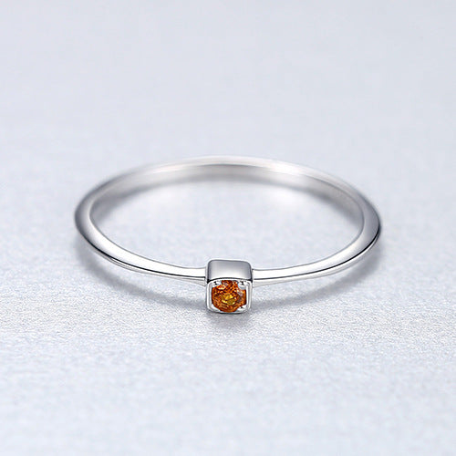 Single Stone Summer Ring