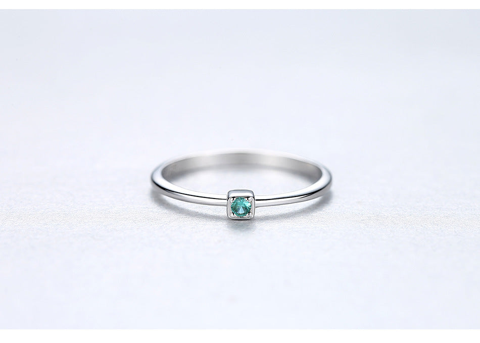Single Stone Summer Ring