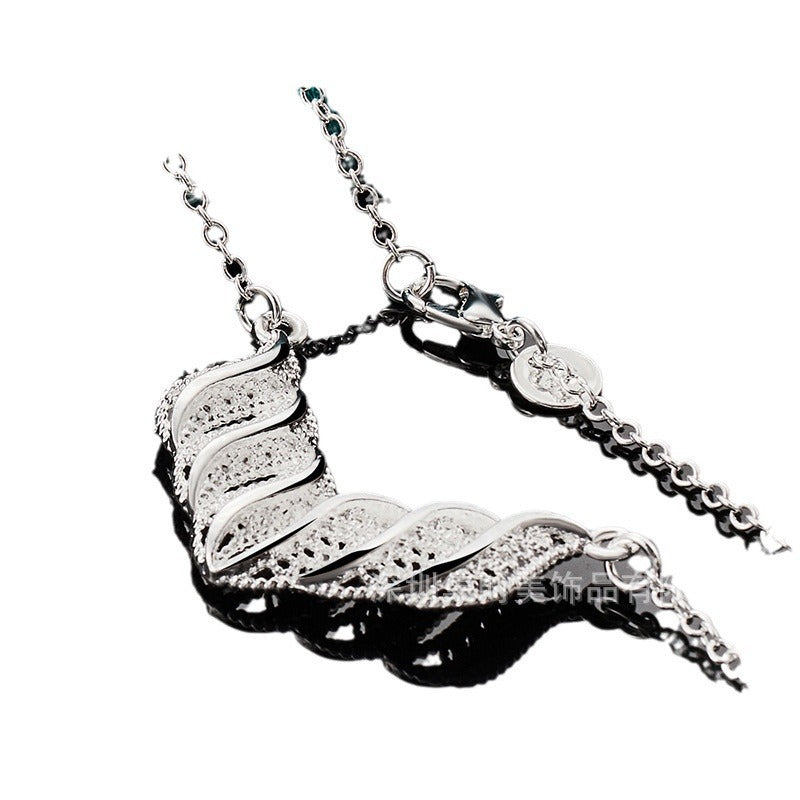 Hollow Leaf Pattern Pendant