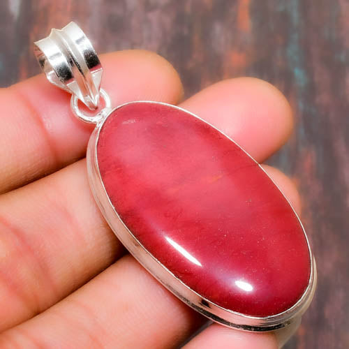 Passion’s Flame – Ruby Sterling Silver Pendant