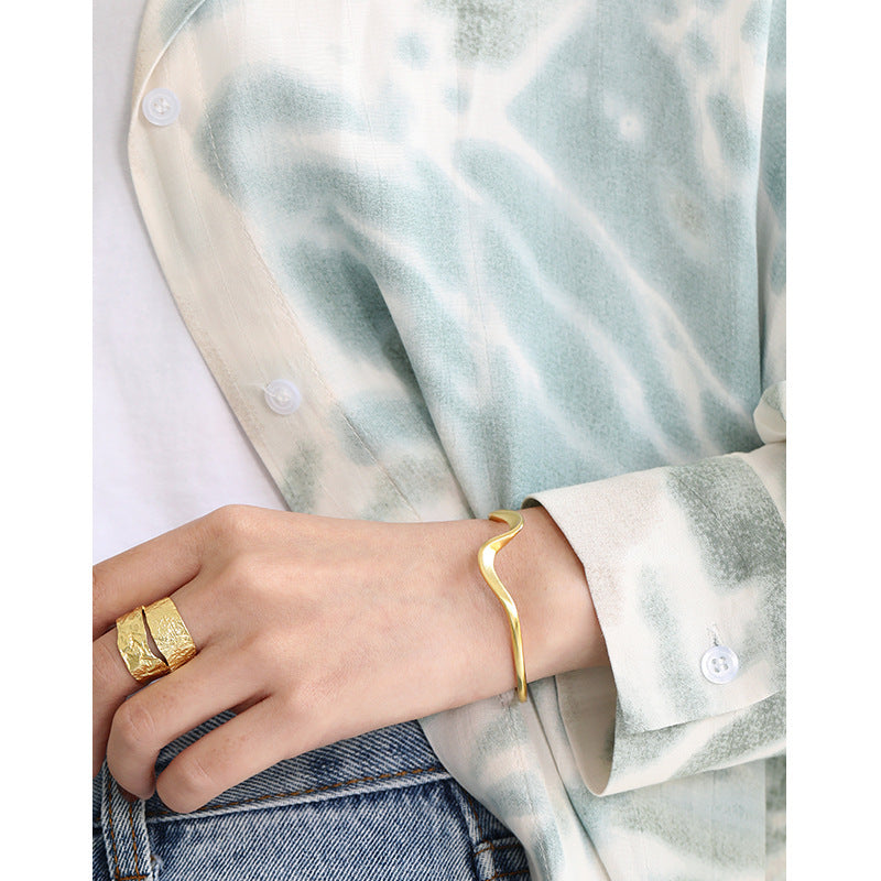 The Little Wave Bracelet - 925 Sterling Silver