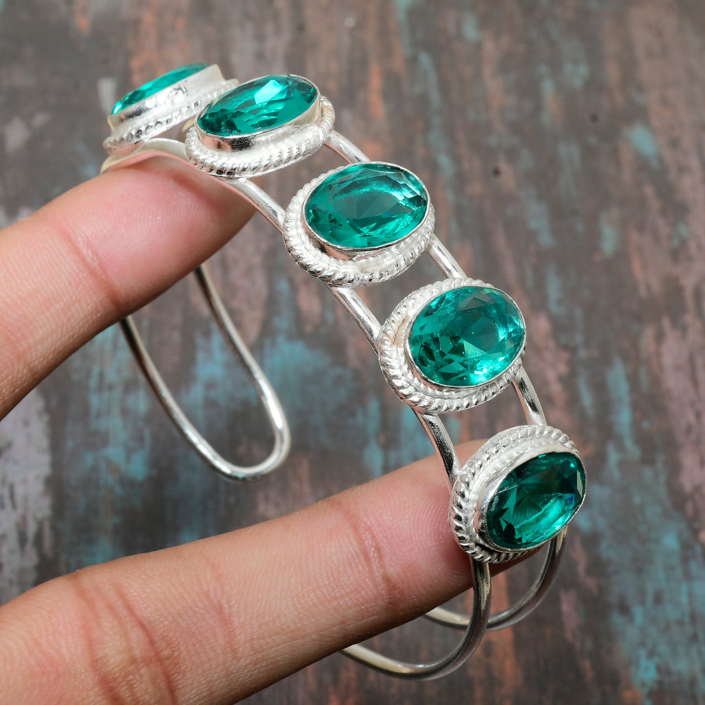 Tranquil Tide – Turquoise Silver Cuff