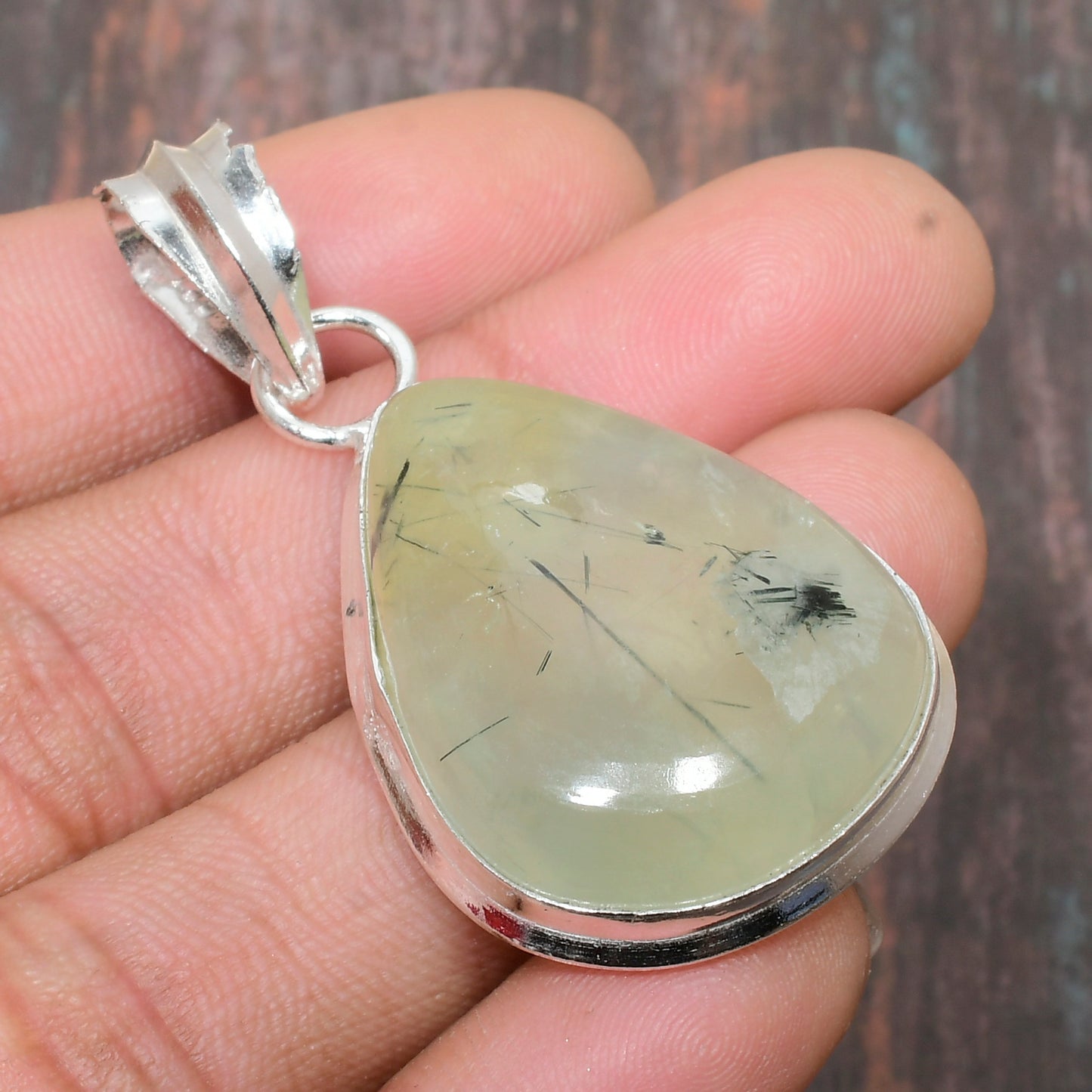 Sunlit Harmony – Lemon Quartz Sterling Silver Pendant