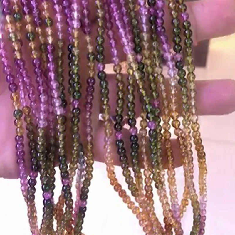Vibrant Tourmaline Multi-Circle Bracelet
