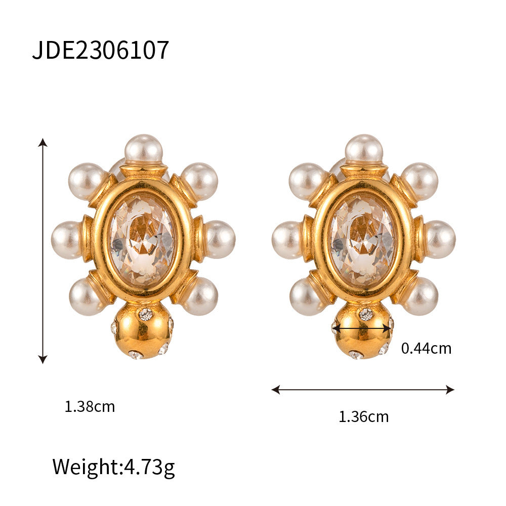Titania Pearl Studs