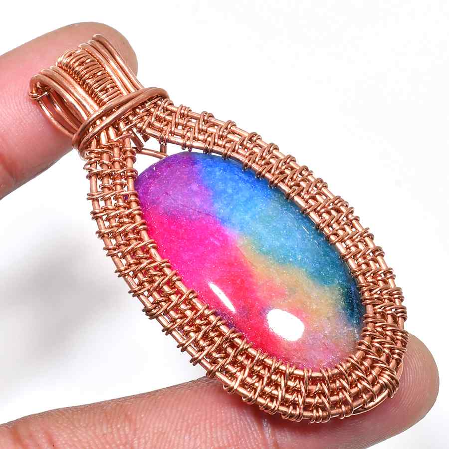 Iris’s Dream – Amethyst Rose Gold Pendant