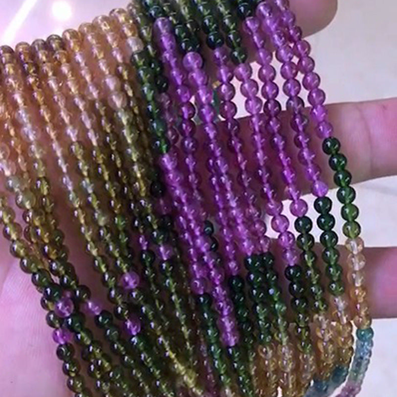 Vibrant Tourmaline Multi-Circle Bracelet
