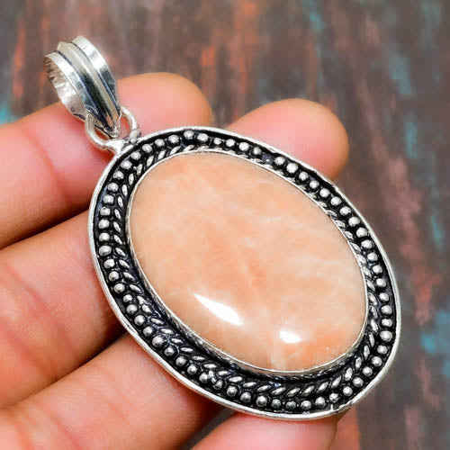 Sunstone Symphony – Sterling Silver Pendant