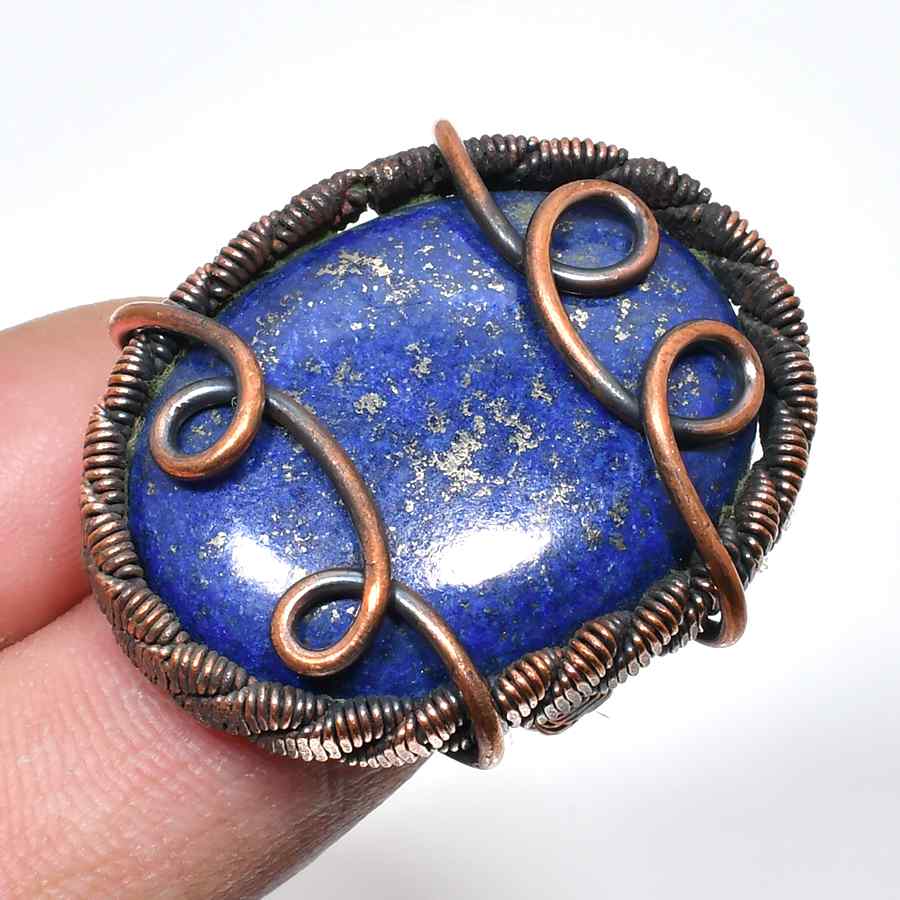 Tranquil Truth – Lapis Lazuli Copper Ring