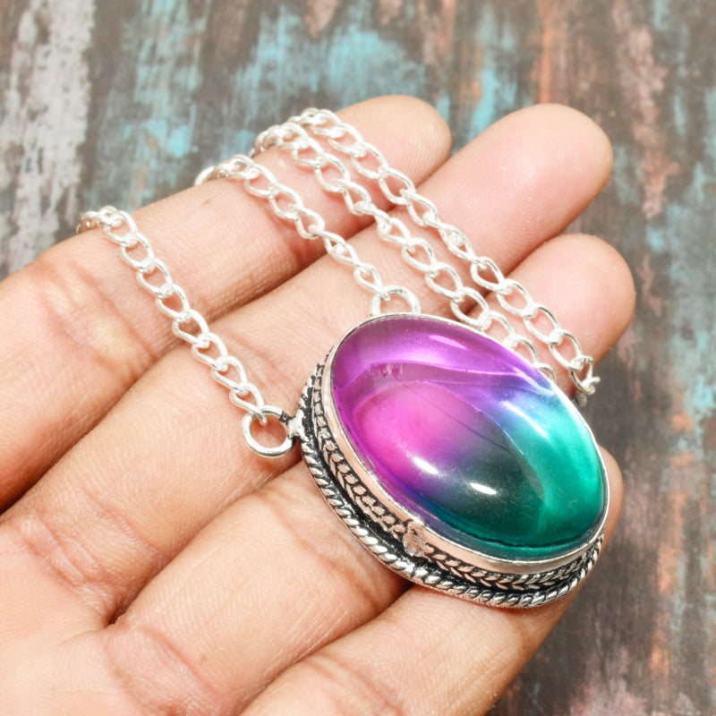 Serenity’s Light – Fluorite & Sterling Silver Pendant