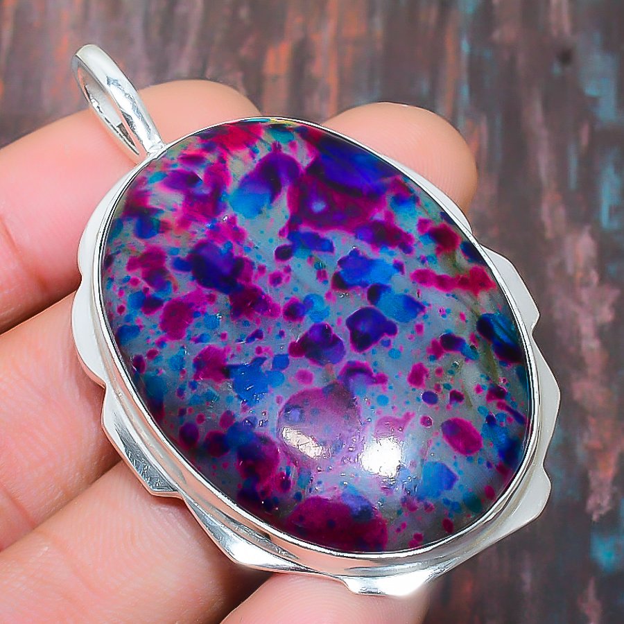 Prismatic Harmony – Polychrome Jasper Pendant
