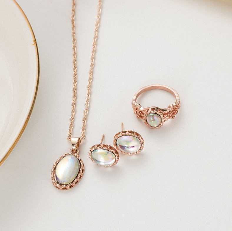 Opal Glow Jewelry Set