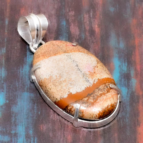 Earthsong – Natural Gemstone Sterling Silver Pendant