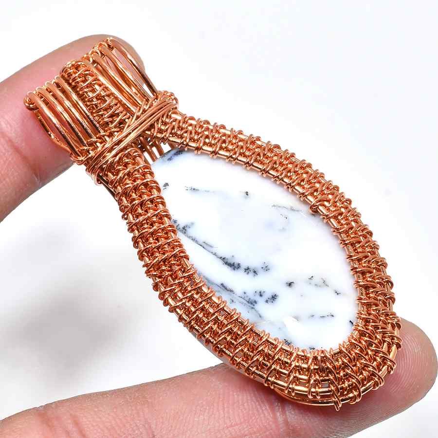 Luna’s Light – Amethyst Copper Wire Pendant