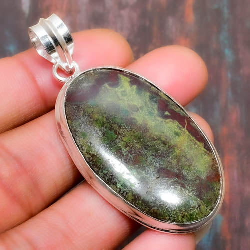 Earth’s Embrace – Jasper & Sterling Silver Pendant