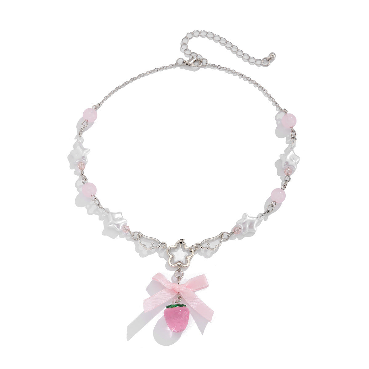 Strawberry Pearl Necklace