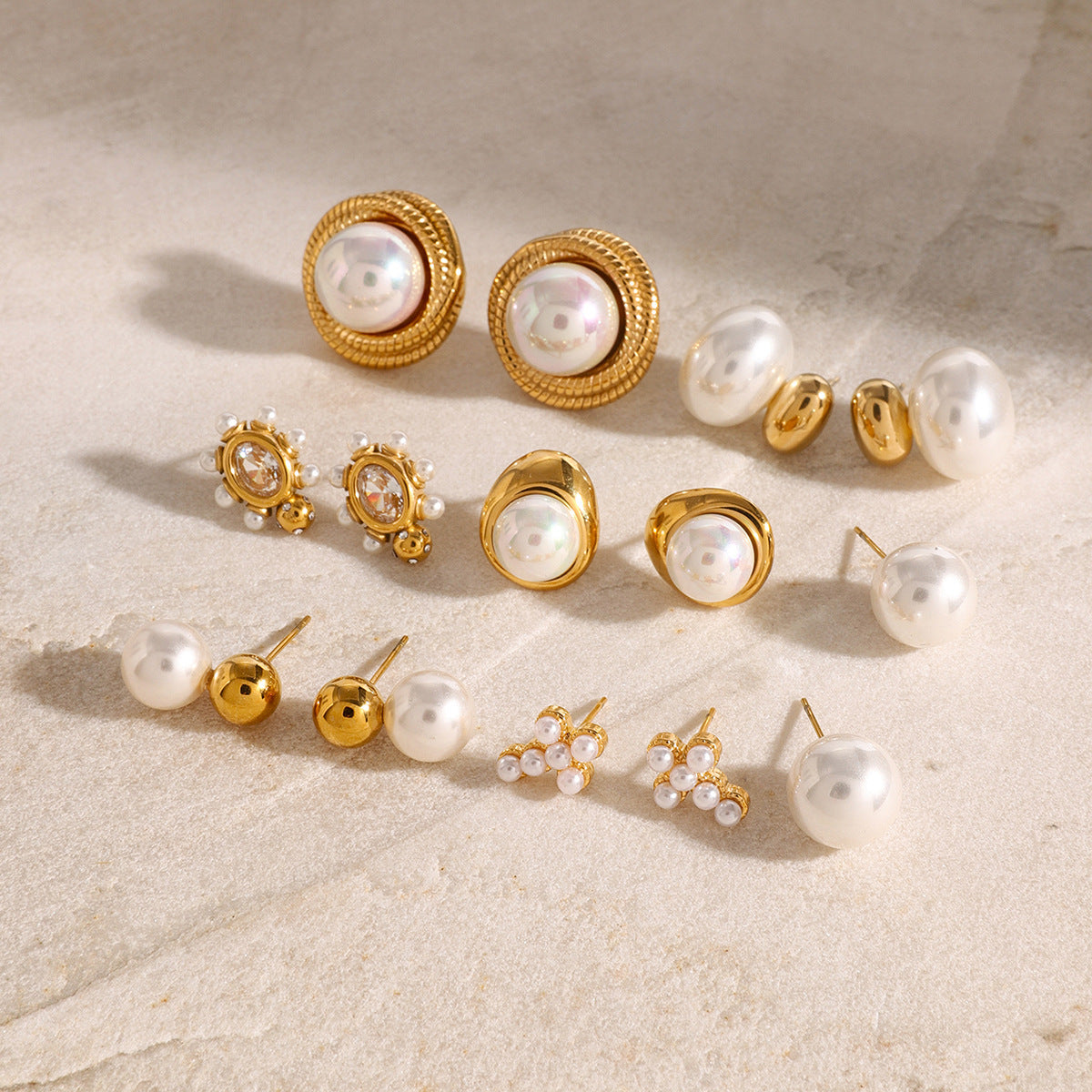 Titania Pearl Studs