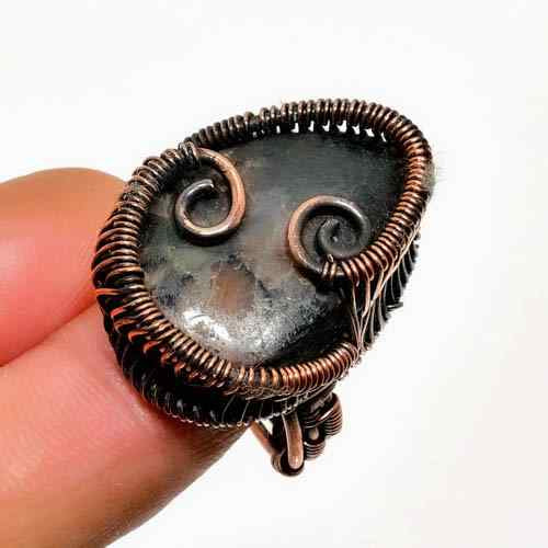 Serenity’s Embrace – Moonstone Copper Pendant