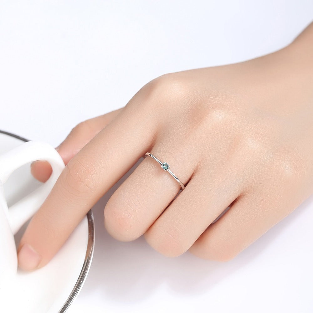 Single Stone Summer Ring