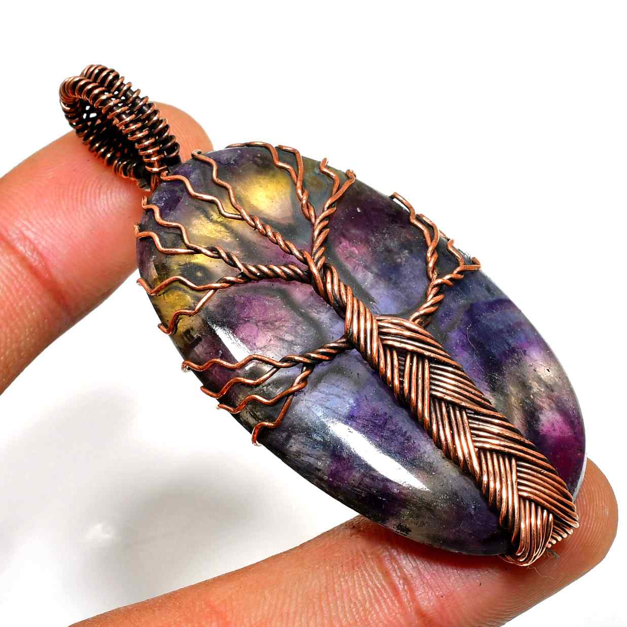 Tranquil Arbor – Amethyst Tree of Life Pendant