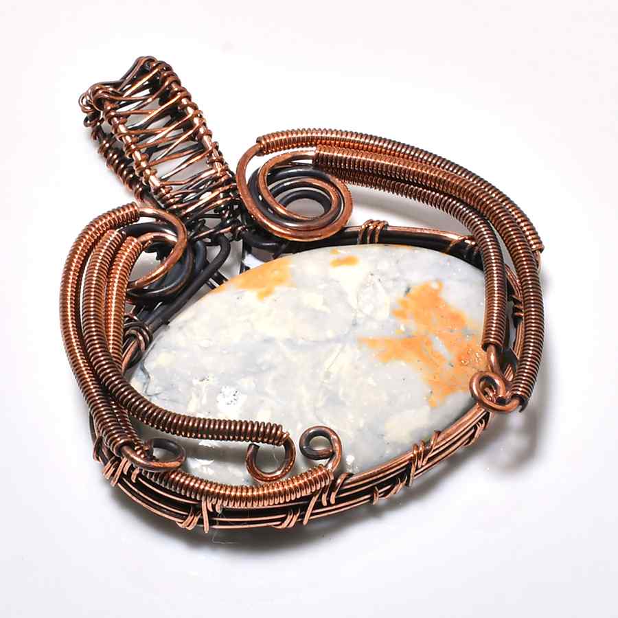 EmberWilde – Copper & Unique Stone Pendant