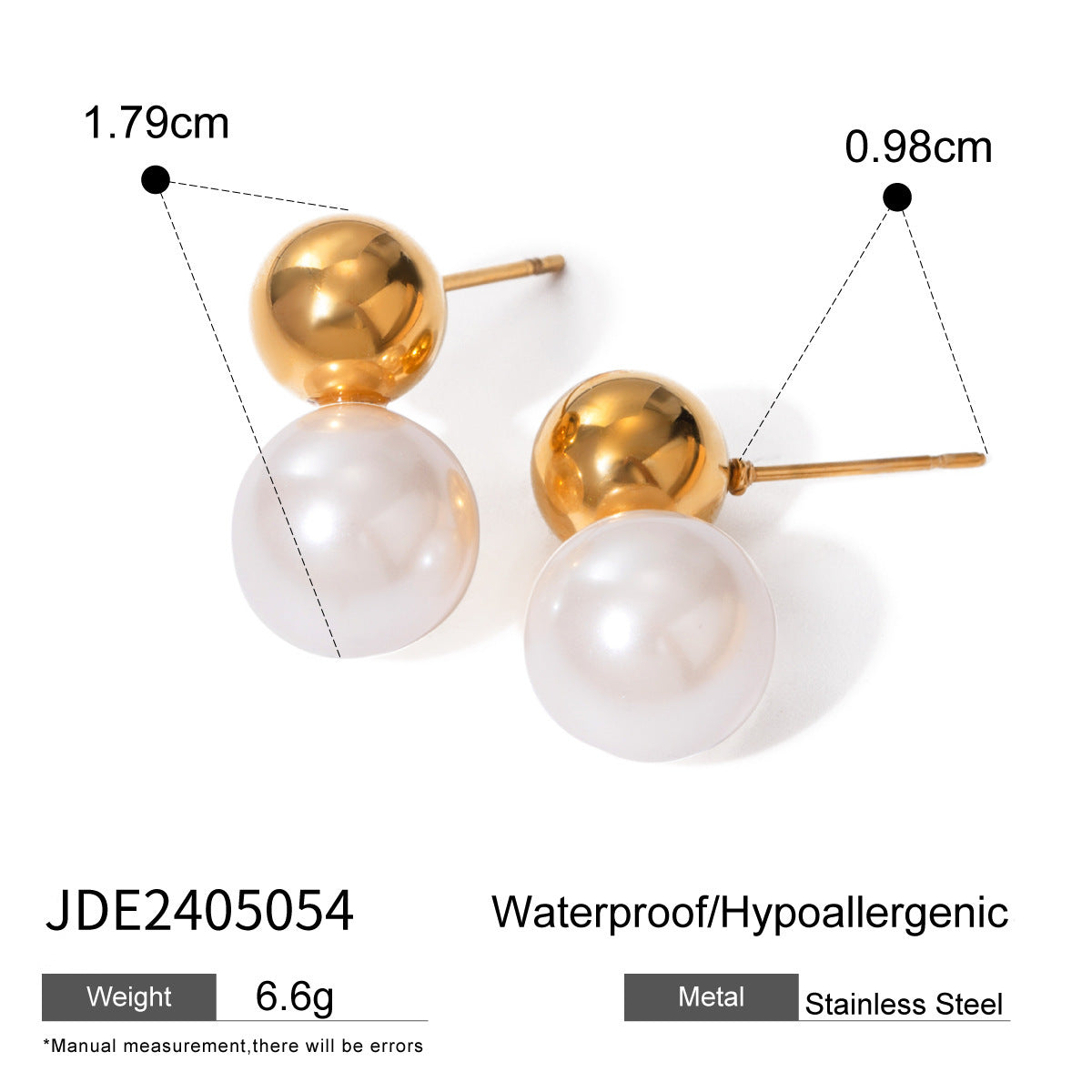 Titania Pearl Studs