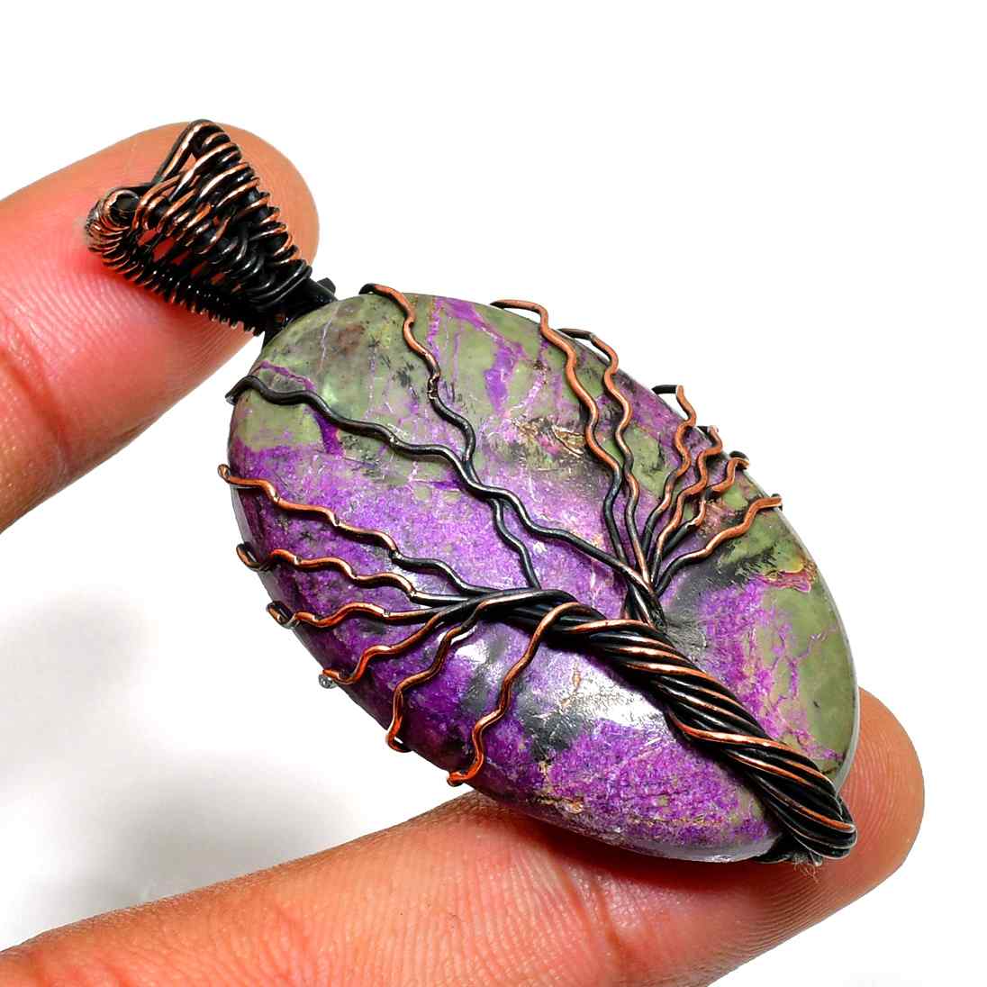 Gaia’s Grove – Amethyst Tree of Life Pendant