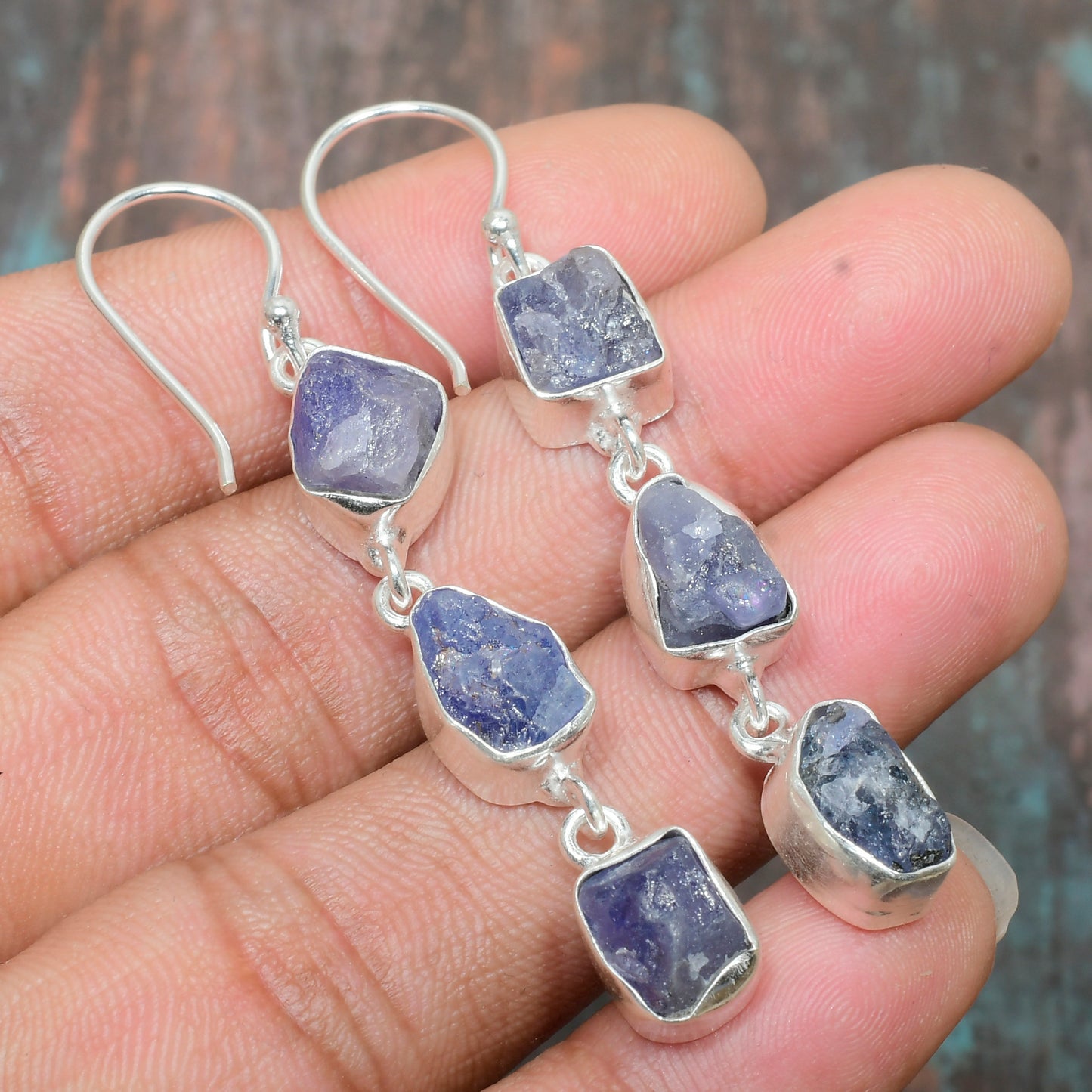Lyra’s Grace – Sterling Silver Amethyst Earrings