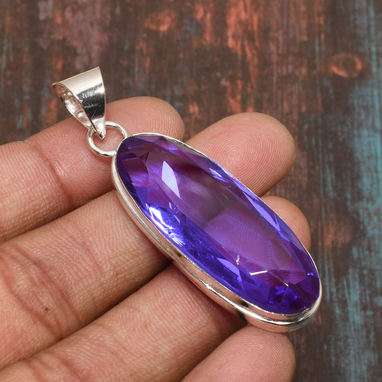 Divine Serenity – Amethyst Sterling Silver Pendant