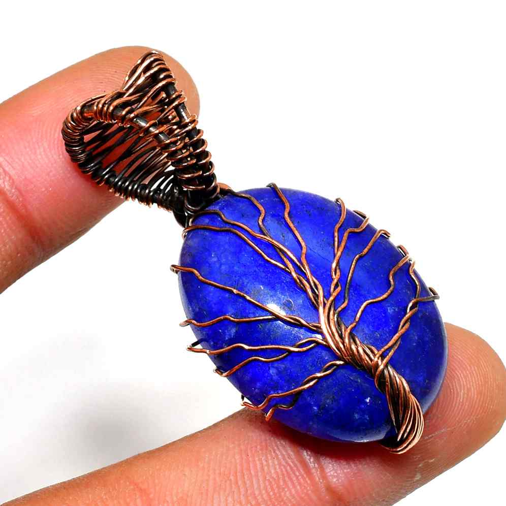 Soul Arbor – Lapis Copper Pendant