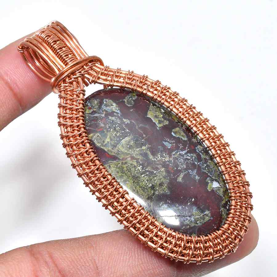 Terra’s Heart – Jasper Copper Pendant
