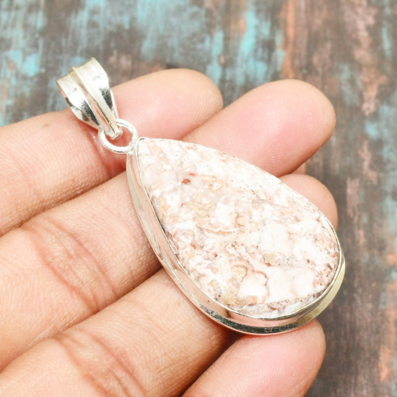 Harmony’s Embrace – Sterling Silver Gemstone Pendant