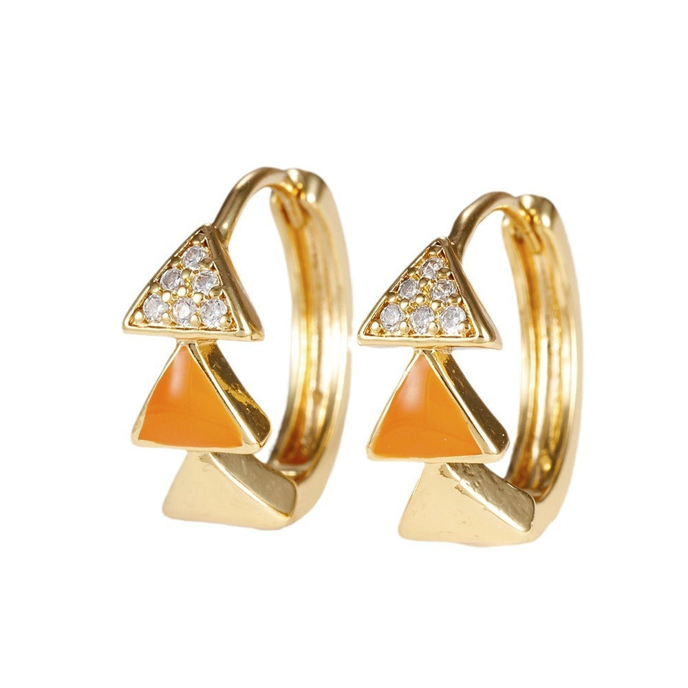 Triangle Vibe Retro Earrings