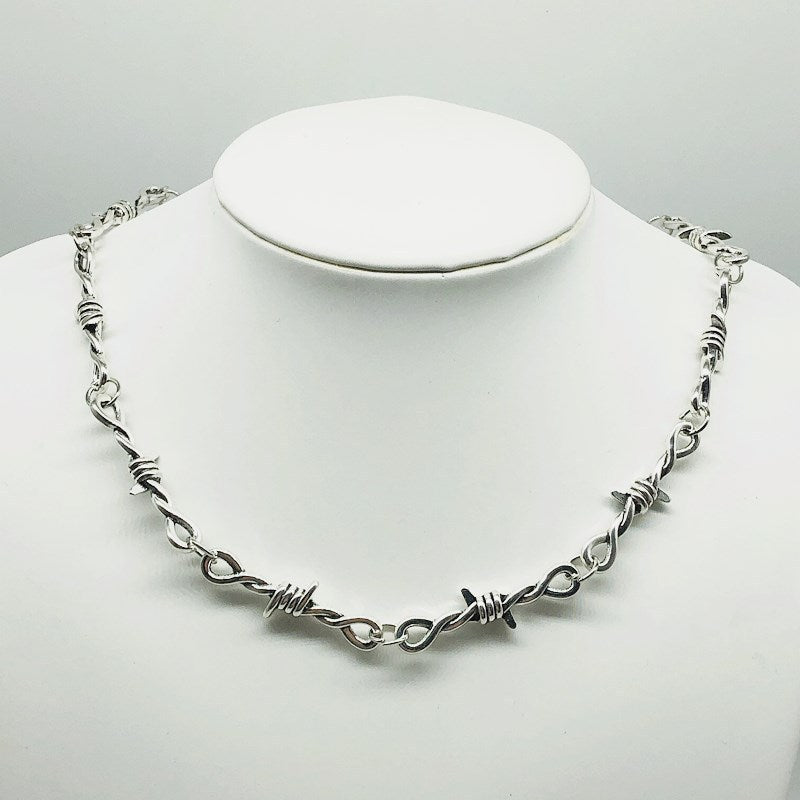 Iron Throne Barbed Wire Necklace
