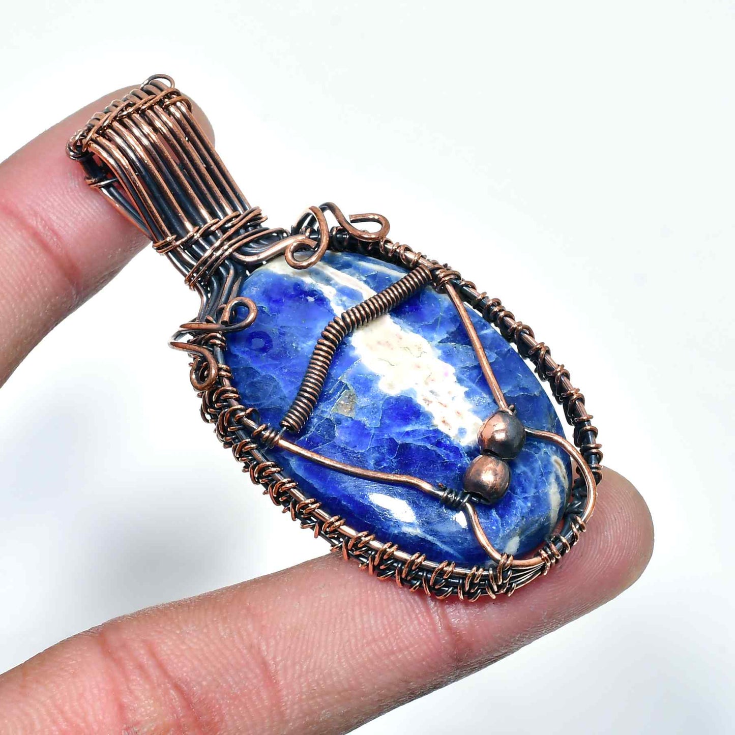 Inner Truth – Lapis Lazuli Copper Pendant