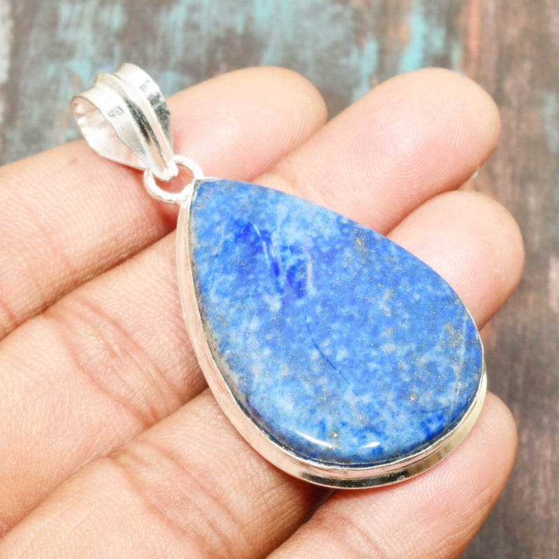 Celestial Blue – Lapis Lazuli Sterling Silver Pendant