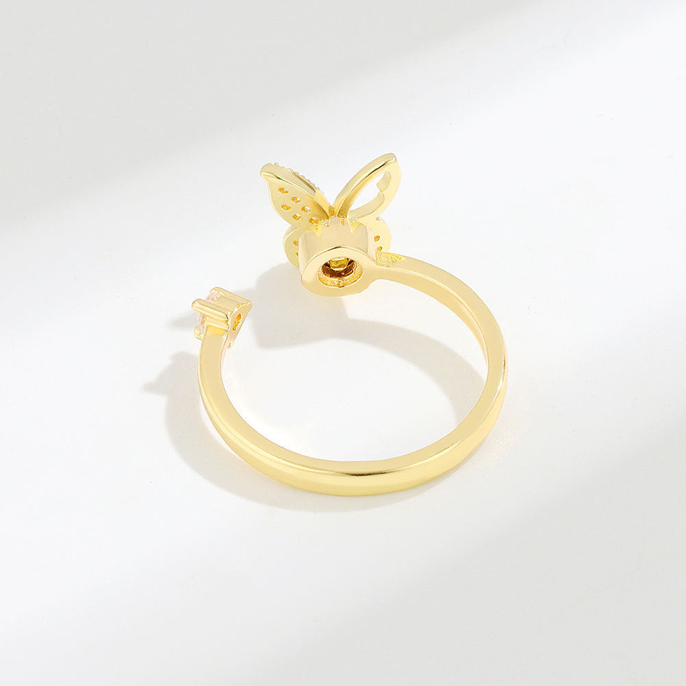 Little Butterfly Ring - 925 Sterling Silver
