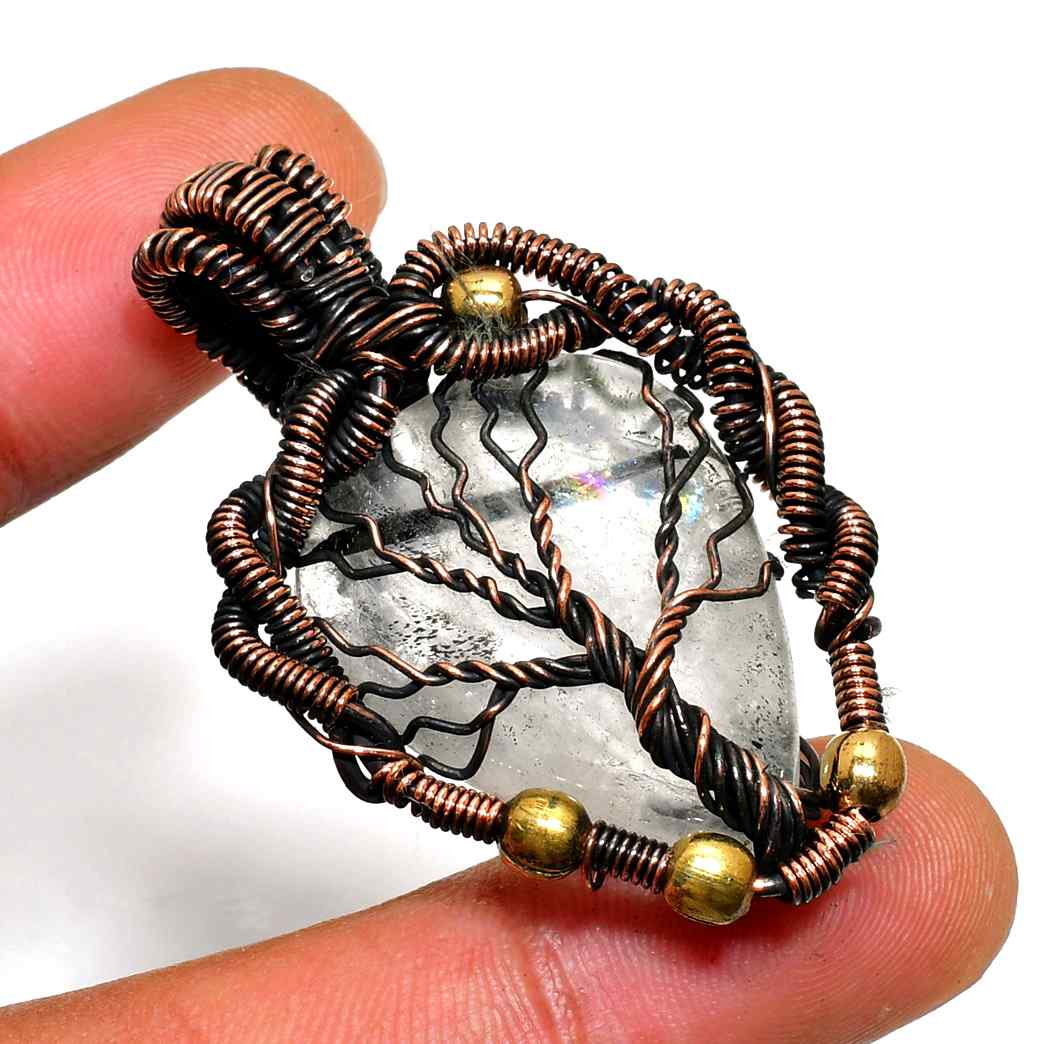 Gaia’s Arbor – Quartz Tree of Life Pendant