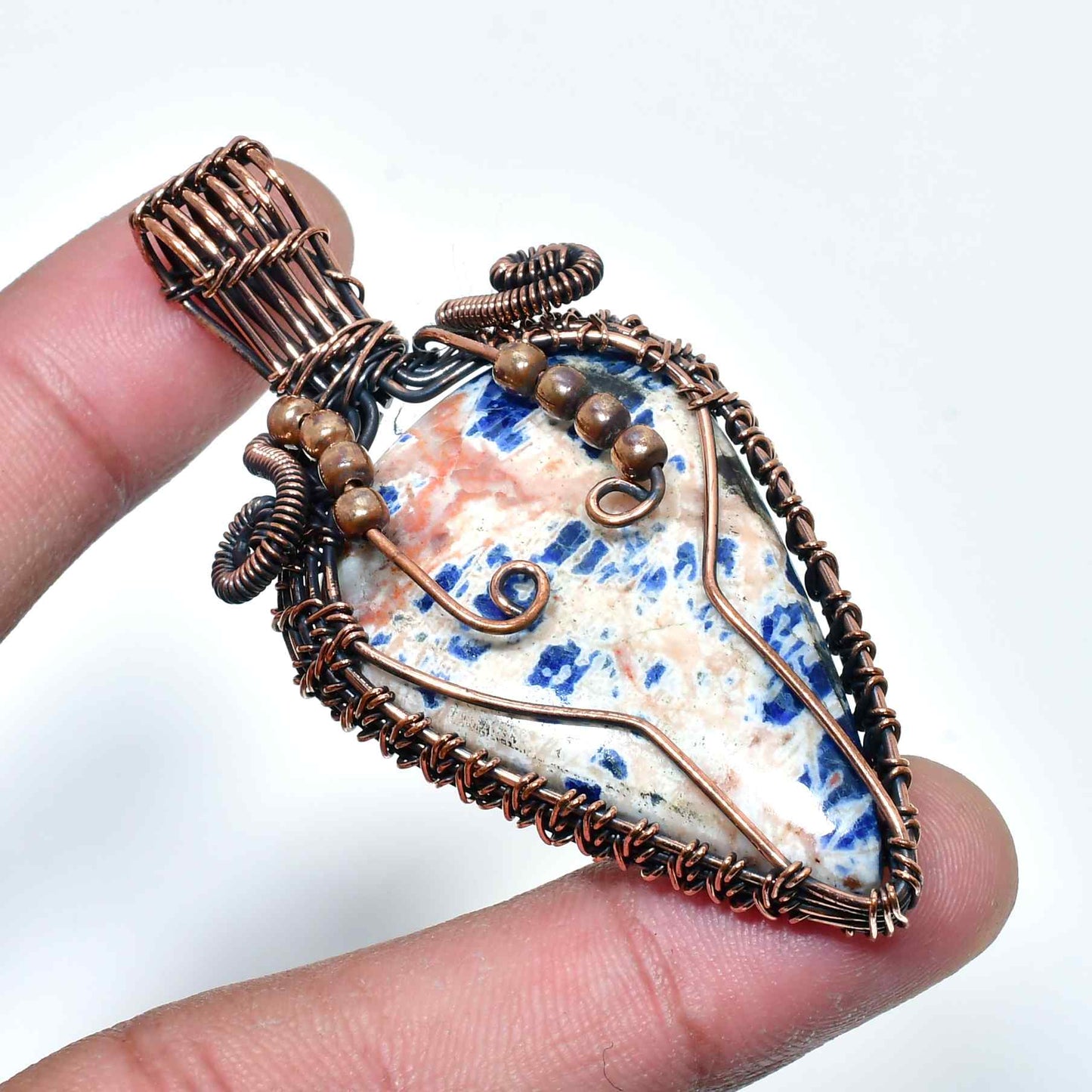 Gaia’s Muse – Ceramic Bronze Pendant