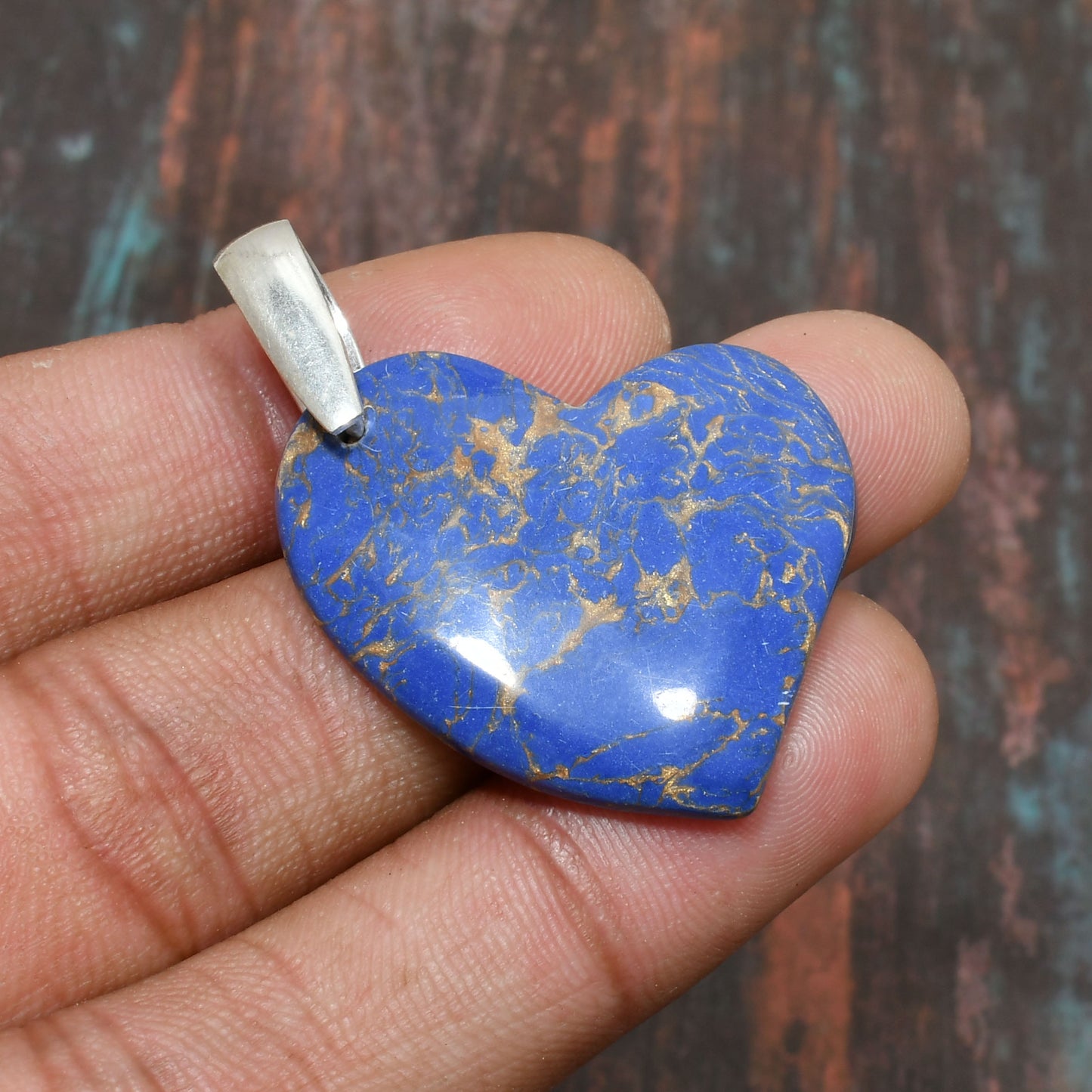 Heart of Insight – Lapis Lazuli Pendant