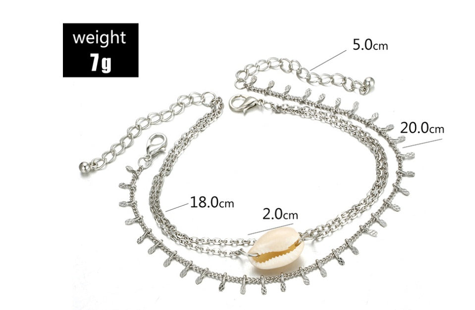 Ophelia Shell Anklet
