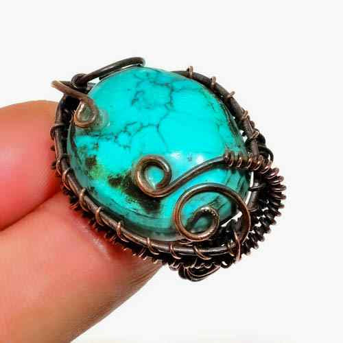 Azura’s Dream – Turquoise Copper Ring