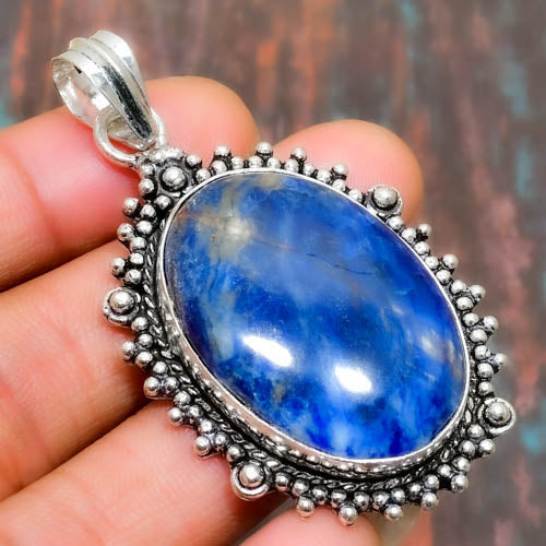 Kyanite Reverie – Sterling Silver Serenity Pendant