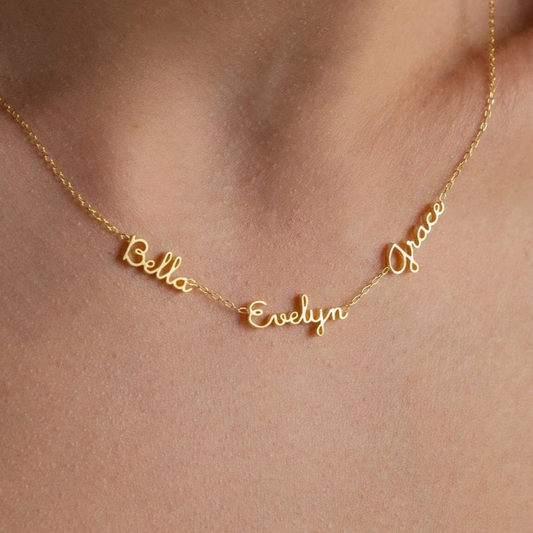 Dainty Darling Multiple Name Necklace